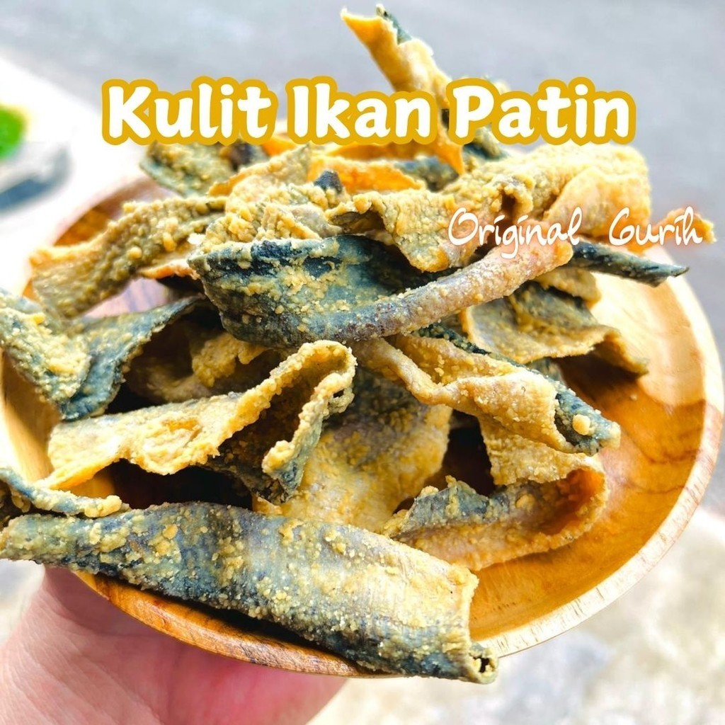 

Keripik Kulit Ikan Patin Orinal Dan Pedas Daun Jeruk 200 Gram