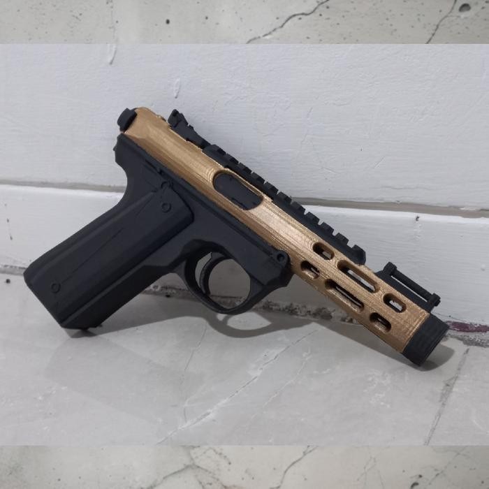 PROP GUN = Ruger MK IV 22 - Dual Tone - bukan agf AAP 01 MK1 ebb spring wgg gbbr gbb nbb