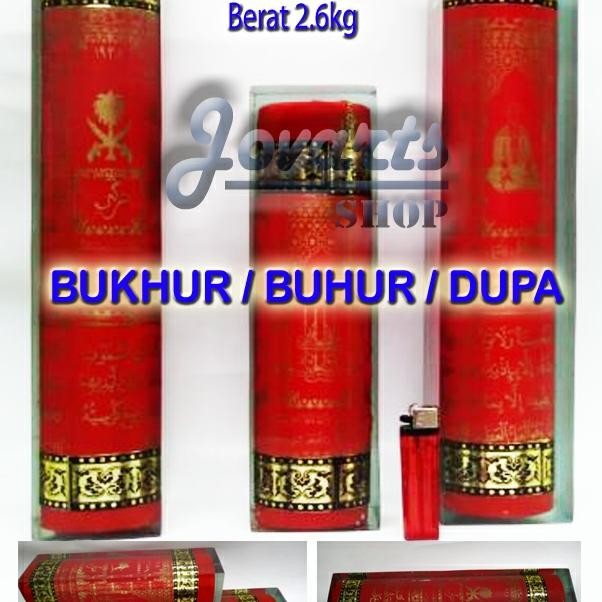 PREMIUM BUHUR / BUKUR / BUKHUR FIBER SULAIMAN MERAH 41 cm