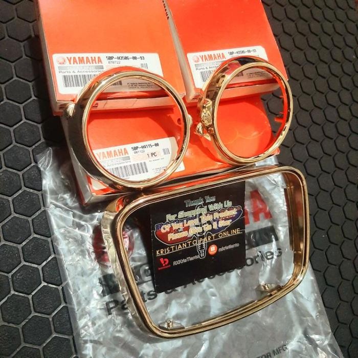 PREMIUM ring reflektor lampu depan rxking rx king se gold 2003