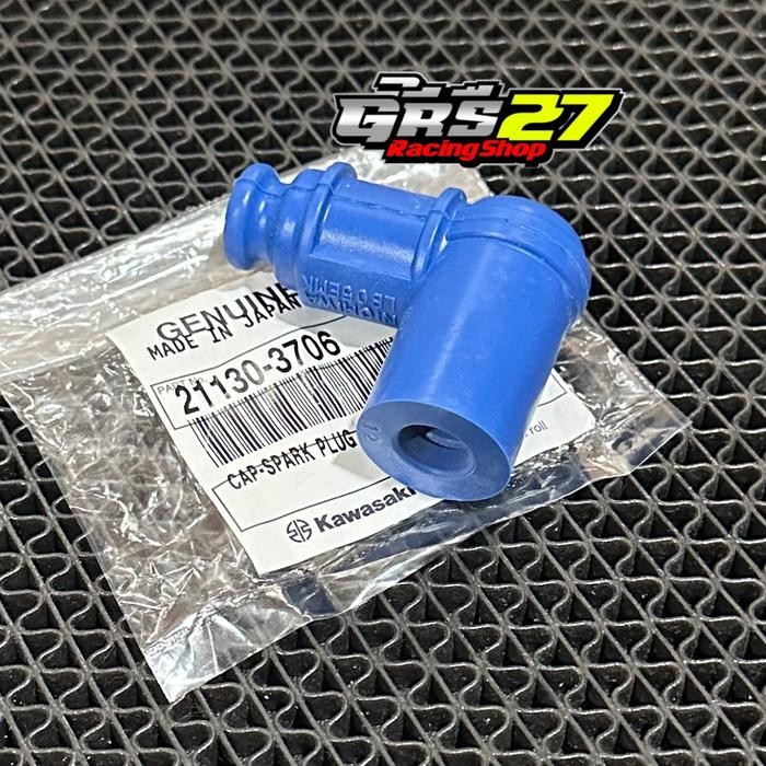 PREMIUM KOP BUSI CANGKLONG KEPALA BUSI COP BUSI RACING BIRU NINJA R SS RR NEW OLD ZX CBU 150 TUTUP