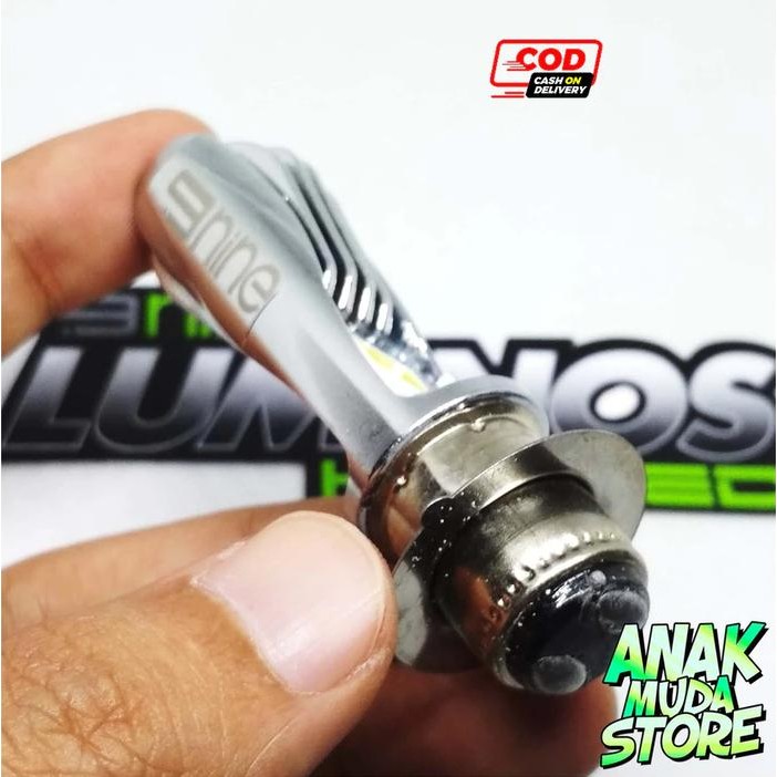 PREMIUM Lampu Depan Motor Lampu Utama Headlamp h6 LED Nine Luminos Original Beat Vario Mio Scoopy
