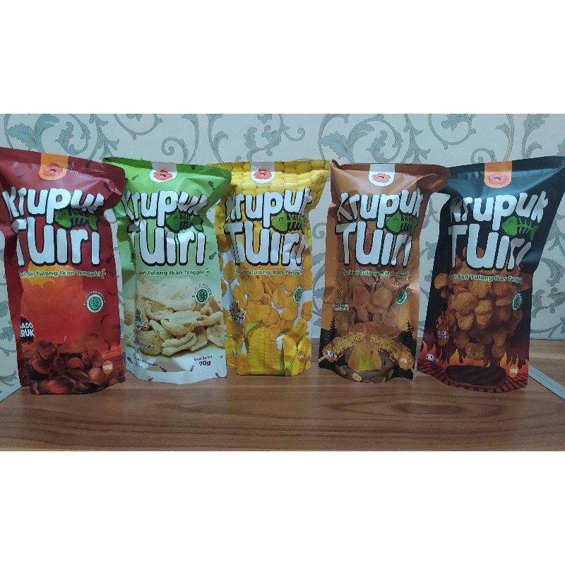 

Sajiandapur Krupuk Tuiri Krupuk Tulang Ikan Tenggiri Krupuk Kalsium Krupuk Sehat Bergizi 70Gr