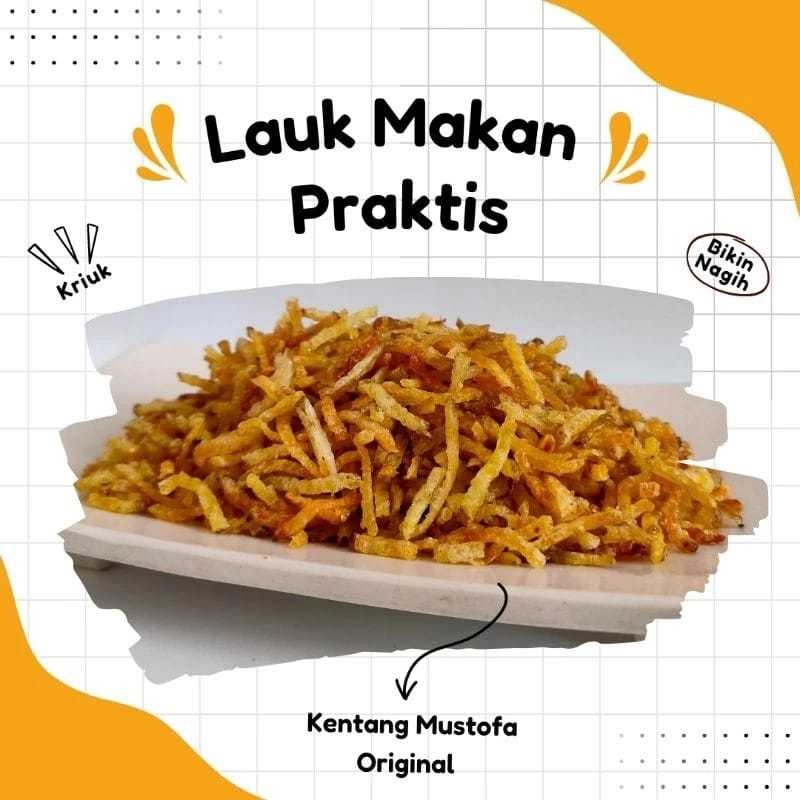 

Sajiandapur Kentang Mustofa Sipetek 170Gr & 40Gr Original / Pedas / Kulit Ayam Original Daun Jeruk