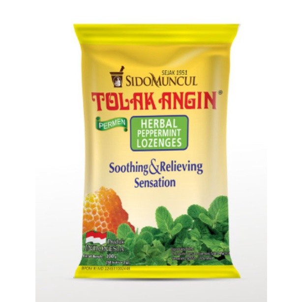 

Sajiandapur Sidomuncul Permen Tolak Angin Bag Isi 50 Pcs
