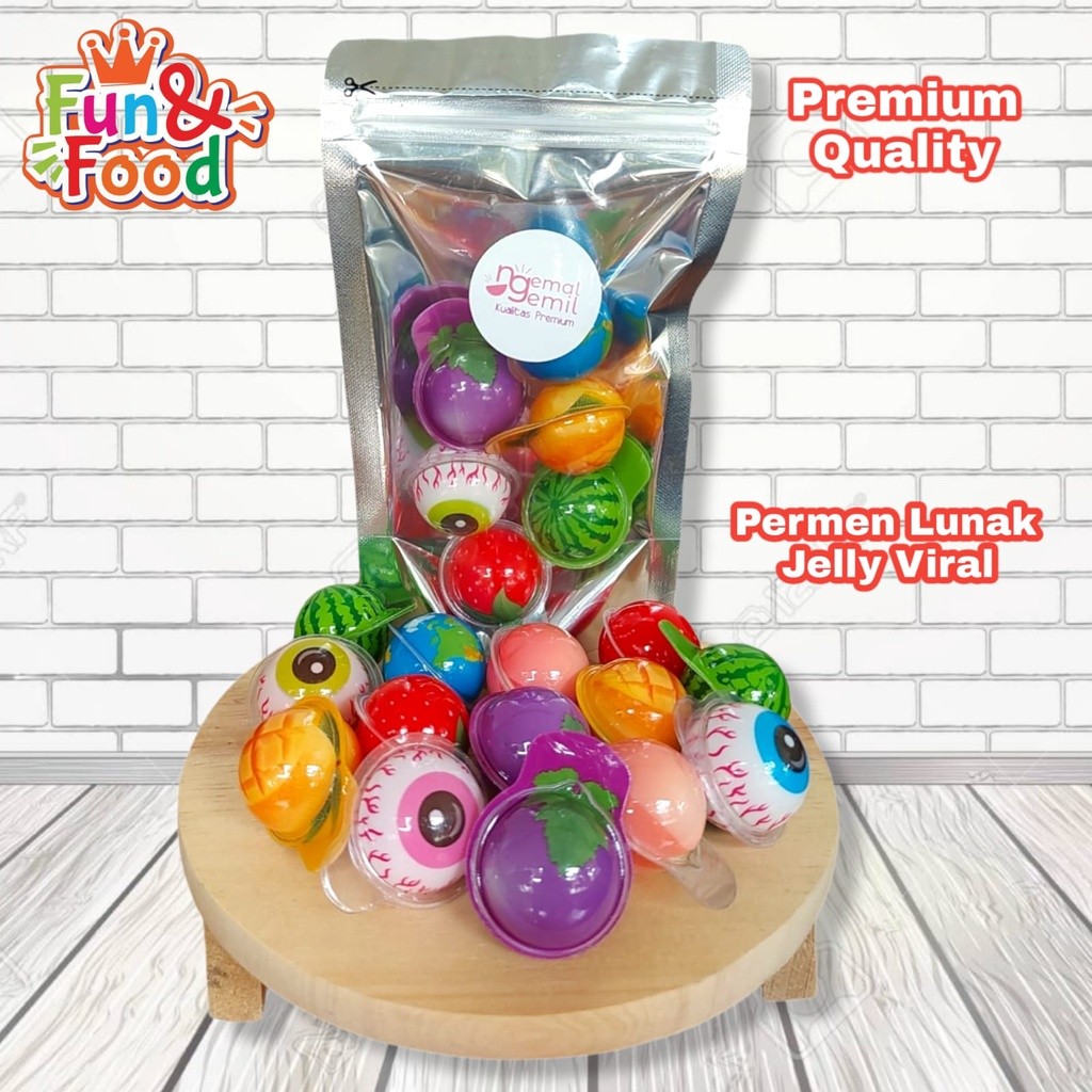 

Sajiandapur Permen Jelly Viral / Jelly Kenyal Selai Aneka Rasa Mata Globe Bola Mixed Premium