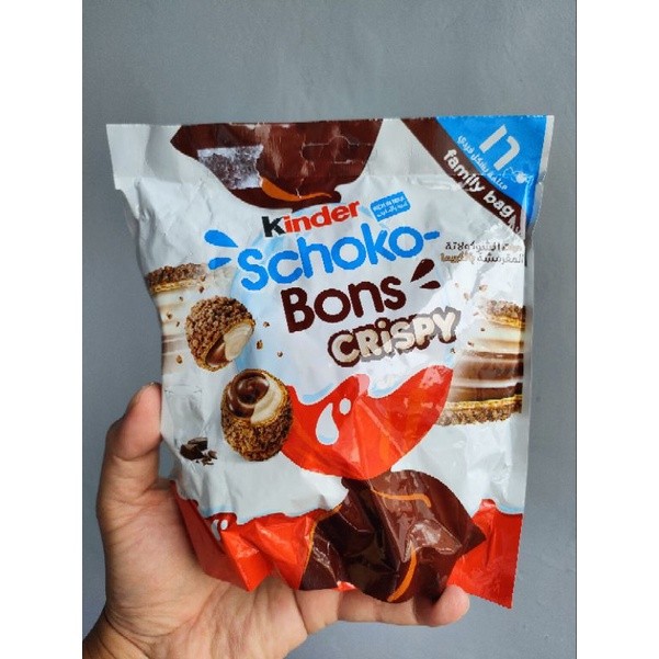 

Sajiandapur Kinder Schoko Bons Crispy Isi 16 Pcs - Exp Nov 2025