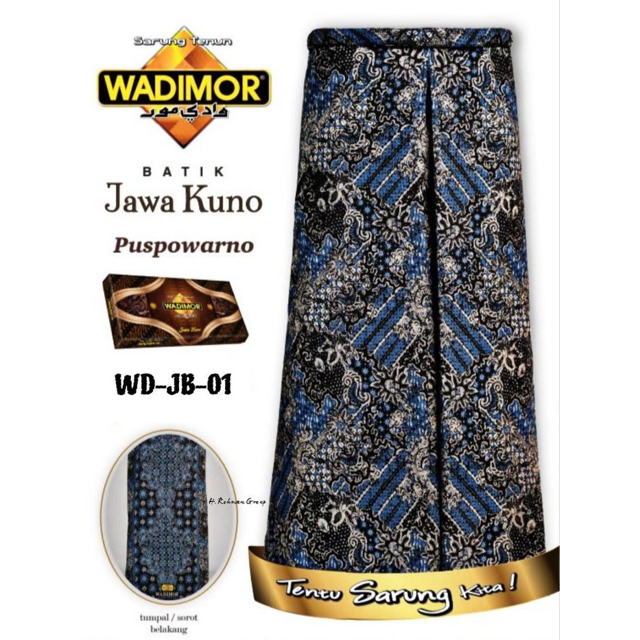 Mosya- Sarung Wadimor Batik Jawa Motif Gus Iqdam Terbaru WADIMOR Batik Hitam