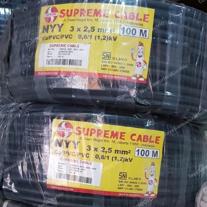 Kabel NYY 3x2.5 Supreme @100m