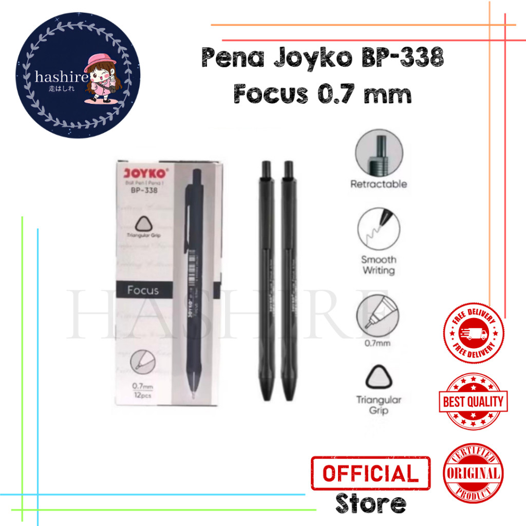 

UM1 Ball Pen Pulpen Pena Joyko BP-338 Focus 0.7 mm