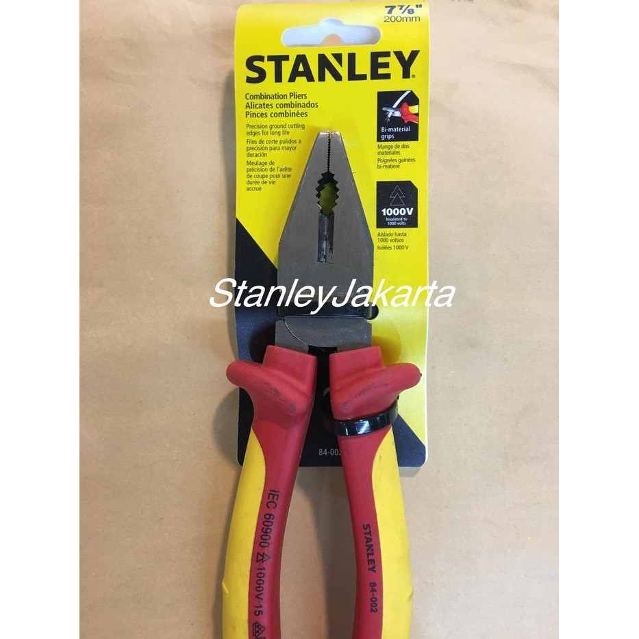 STANLEY VDE TANG KOMBINASI 8" / COMBINATION PLIERS 200MM 8" / 84-002