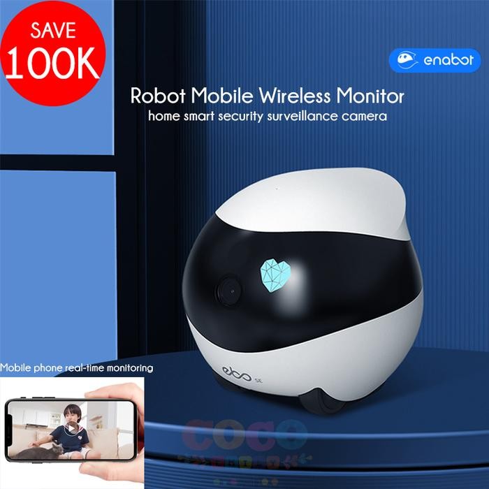 TERBARU ENABOT SE/Air Mobile Wireless Monitor Robot AI Smart Cruise Security