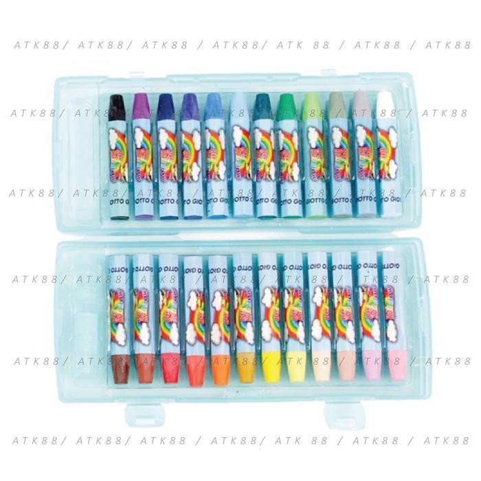 

TERLARIS Giotto Oil Pastel 24 Warna Set Big Rainbow ( Crayon )