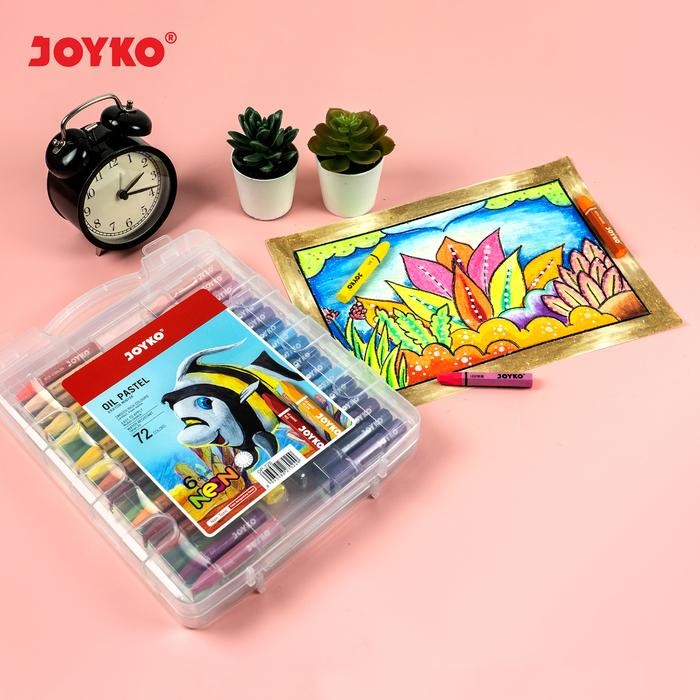 

TERLARIS Joyko Crayon Oil Pastel 72 Colours / Krayon Minyak Joyko 72 Warna Anak OP-72S
