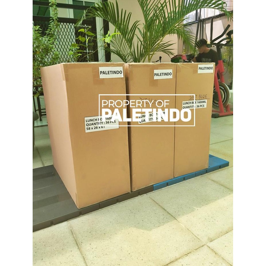 

TERLARIS PAKET 4 PCS Palet Plastik FLAT SURFACE Untuk Gudang, Apotik, Rumah Sakit & Resto FUTARI 30