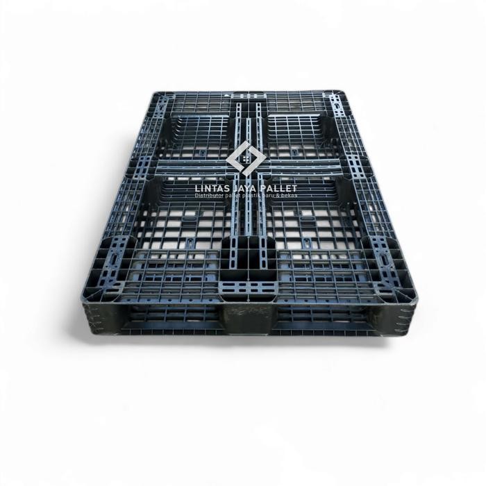 

TERLARIS Pallet plastik bekas ukuran 80x120x12 cm / Palet plastik
