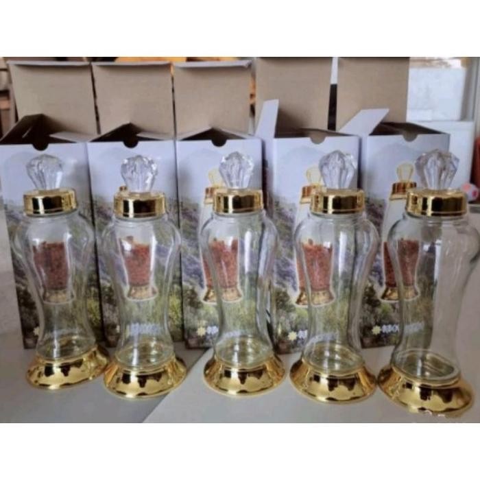 Botol/Wadah/Toples Ginseng Kaca asli Korea. 400 ml,500 ml.