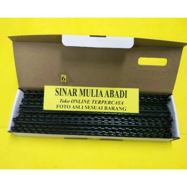 

Spiral Jilid Plastik 6 mm Folio 1/4" / Ring Plastic