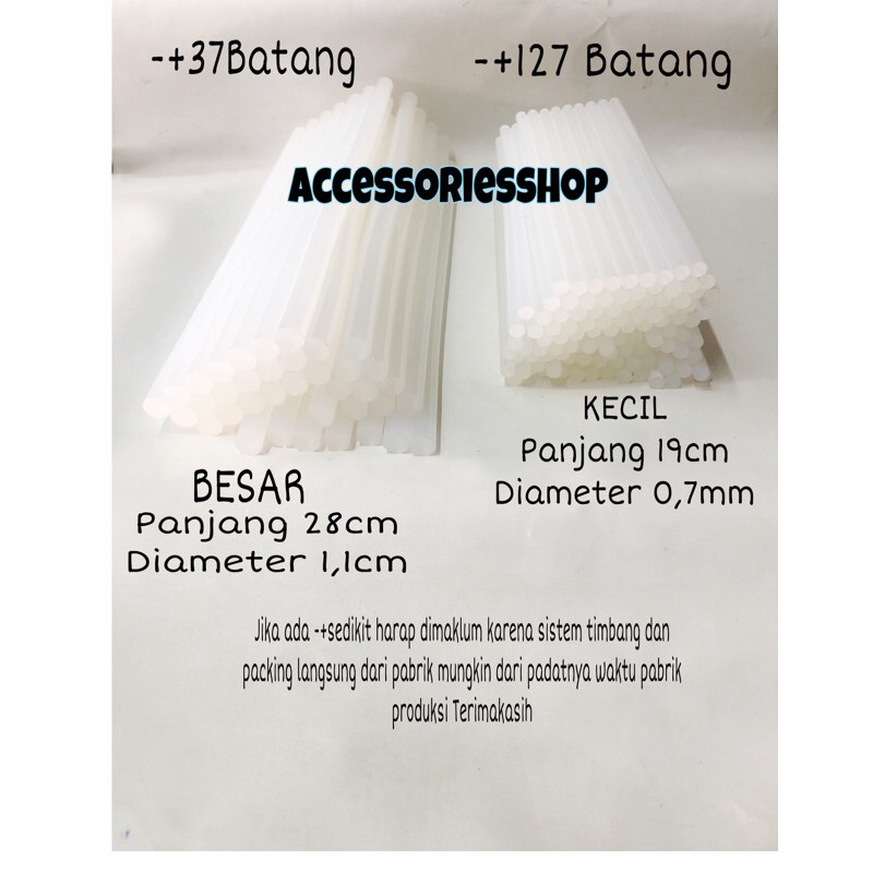 

Lem bakar lem lilin besar,kecil (Tw T)-(-+1KG)