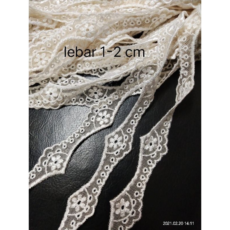 Renda bordir tille bunga renda kecil renda lis renda kain renda air renda pinggir renda baju