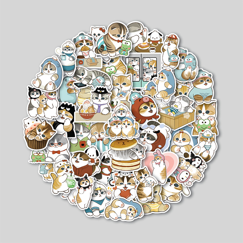 

UM1 STICKER PACK MOFUSAND X SANRIO STIKER TUMBLER LAPTOP STIKER KOPER HELM