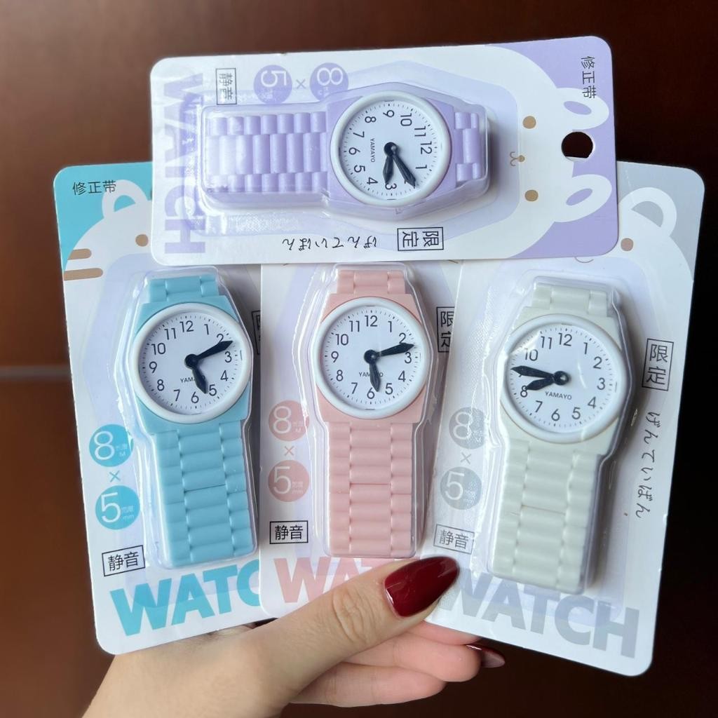 

UM1 Correction Tape Unik Lucu Model Jam Tangan Yamayo / Tipe - X Pita model Jam Tangan Baru Viral