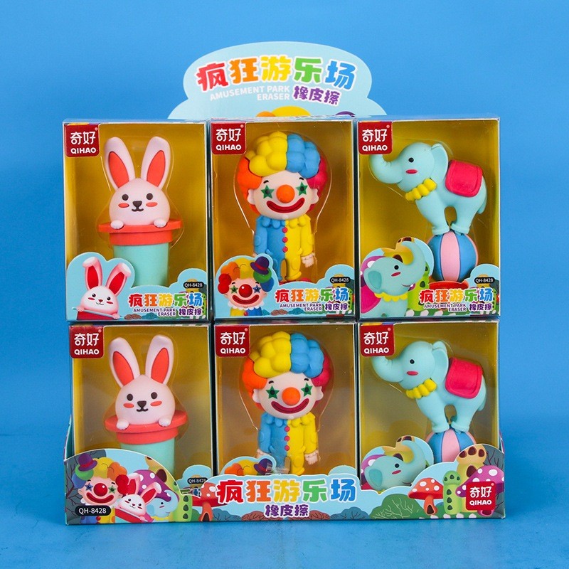 

UM1 8428 Penghapus karakter sirkus badut gajah ukuran besar