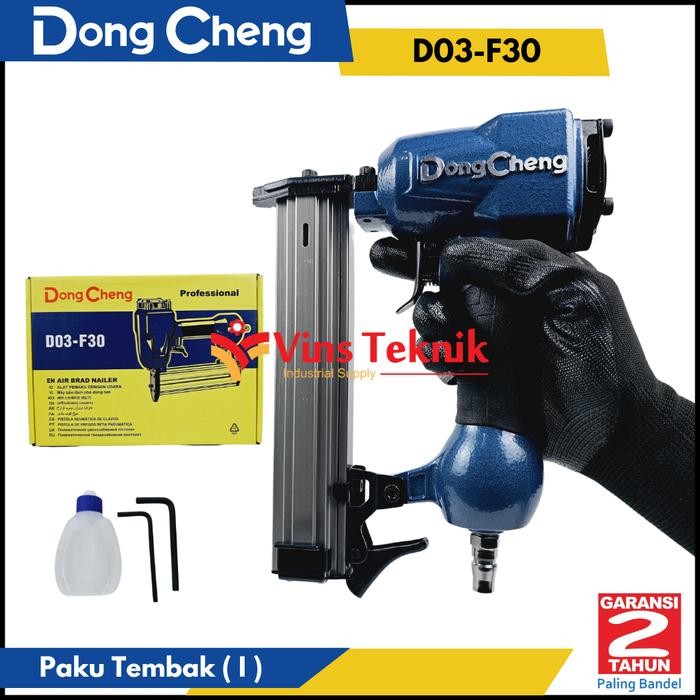 

WOLD - Mesin Paku Tembak Air Brad Nailer F30 30mm DONGCHENG D03-F30 ( Paku I )