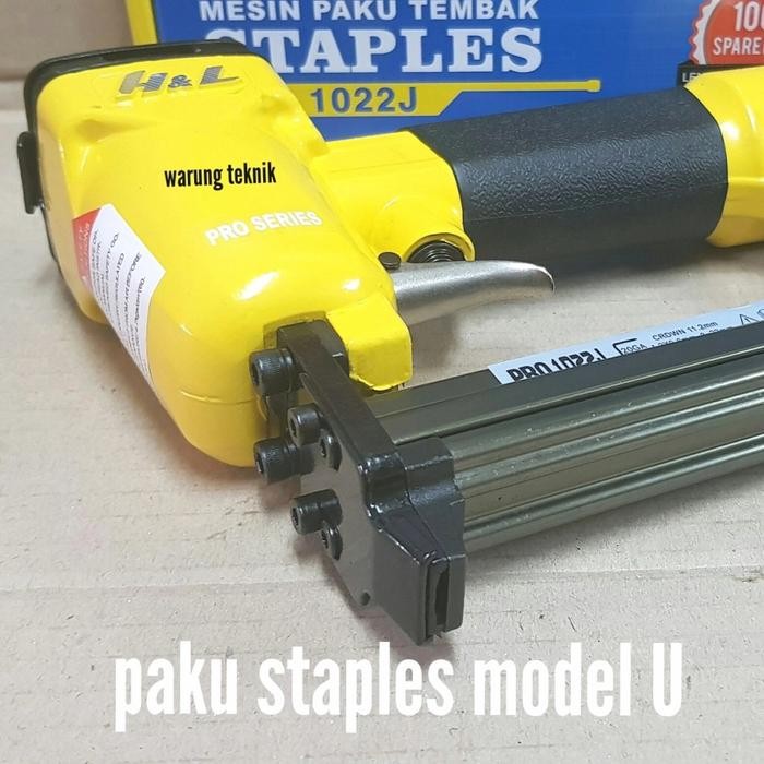 

WOLD - H&L PRO Air Staples Gun - Mesin Tembak Paku Angin 1022J model U