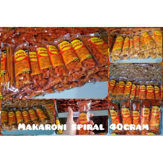 

AYOOOLLARIZSS!! Mie Lidi Kemasan 40Gram Paket 100Pcs Bisa Mix Makaroni Spiral UWA SNACK