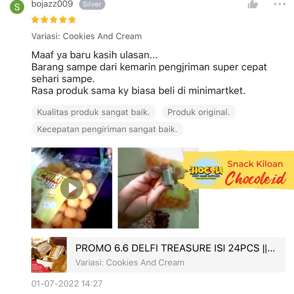 

AYOOOLLARIZSS!! PROMO 4.4 CHIKI BALLS 1KG PUSAT GROSIR SNACK DAN COKLAT KILOAN ORIGINAL CEMILAN