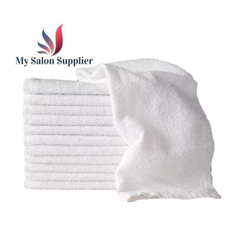 Handuk Salon Putih Tipis *