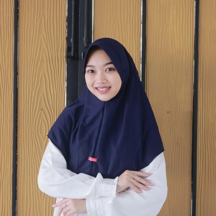 Nayyir- Kerudung Sekolah Instan Serut Sd Smp Sma Inova Lx S M L Xl Shamira Vol 2 Size M Hijab