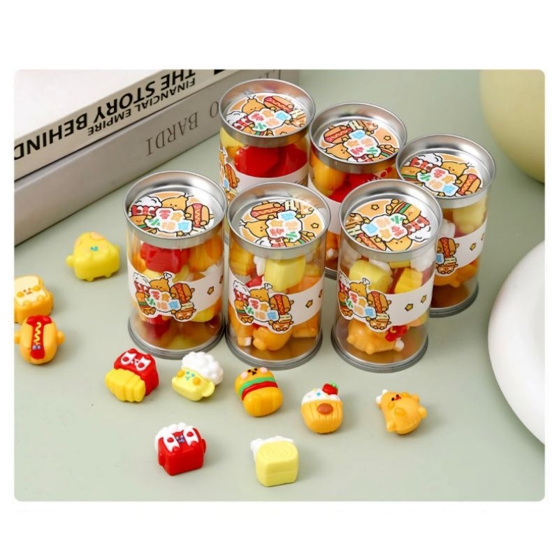 

UM1 PENGHAPUS Sekolah anak LUCU UNIK MAKANAN SNACK mainan anak PENGHAPUS BOTOL TABUNG HAMBURGER