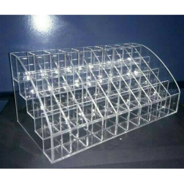 

Acrylic tempat lipstik akrilik 50kotak / acrylic display lipstik ,
