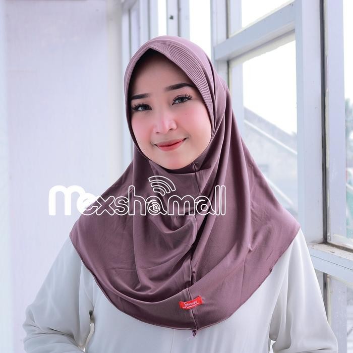 murah- Hijab Sport Asna Kerudung Menutup Dada Jilbab Instan Jersey Shamira Kerudung Sekolah