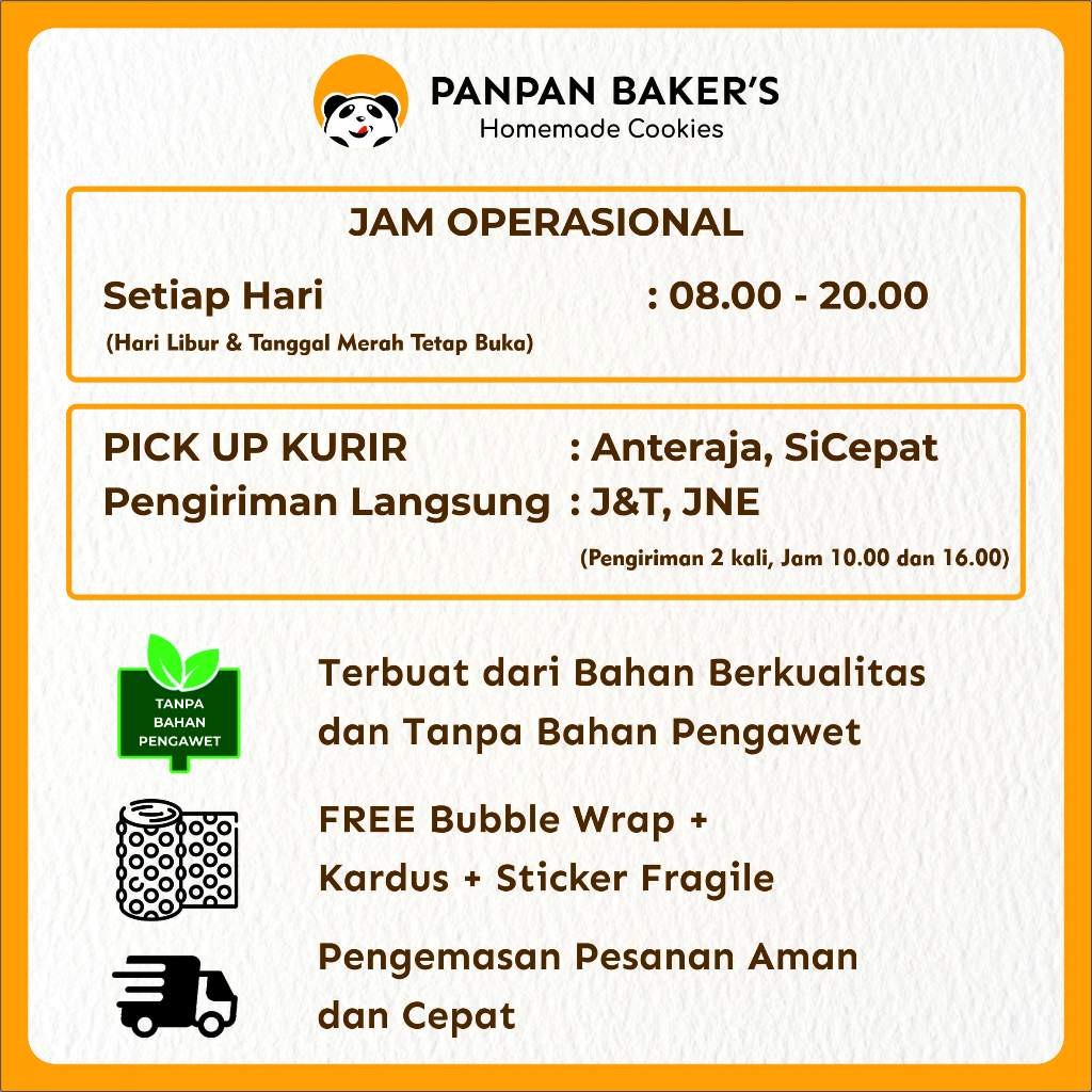 

Dapur Joglo Chui Kao So Cookies Wijen Panpan Baker'S (Pouch 90 - 140 Gram) - Snack Kue Kering Renyah