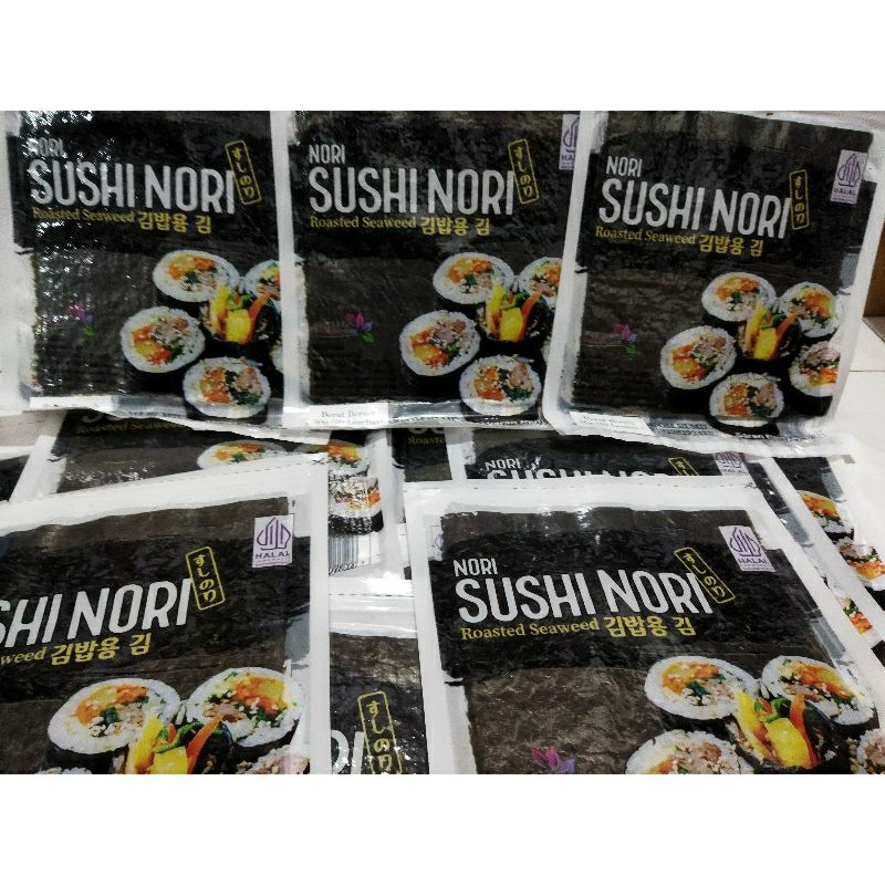 

Dapur Joglo Sushi Nori Isi 20 Lembar Rumput Laut Halal Sakao Nori Roasted Seaweed