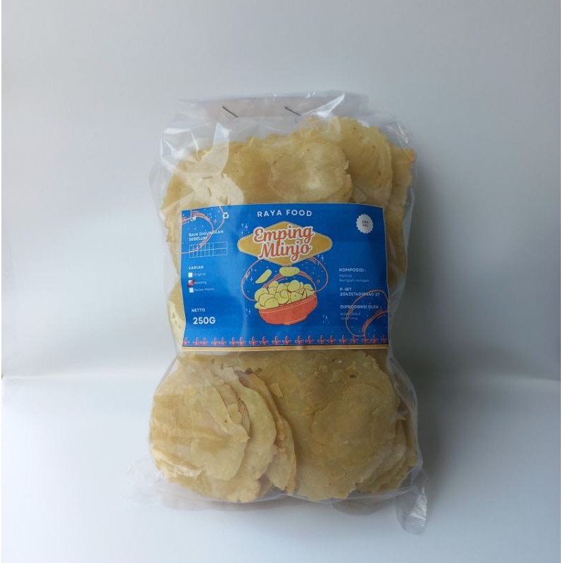 

Dapur Joglo Emping Melinjo Bumbu Pedas Manis/Bawang 250 Gram