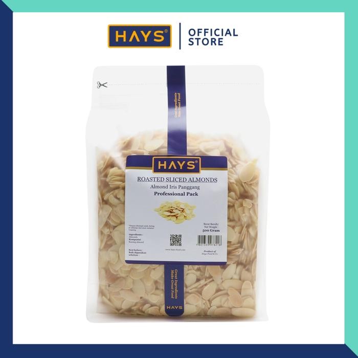 

EatFr3sh- Almond Iris Panggang 500 Gram / Roasted Sliced Almond 500 Gram - HAYS