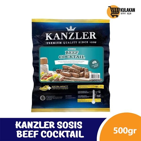 

EatFr3sh- Kanzler Sosis Beef Cocktail 500 Gram