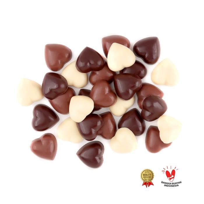 

EatFr3sh- Valentine Chocolate Heart Pocket 50g Chocolate Monggo Coklat Gift