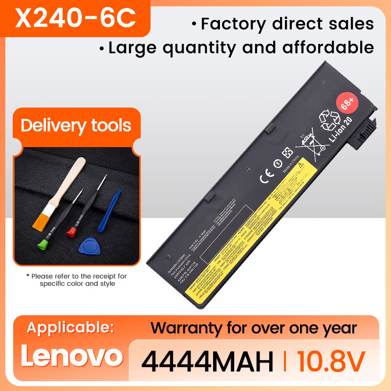 X240-6C 68+ Laptop Battery For LENOVO ThinkPad X240 Series T440 T450 ThinkPad X240 Touch Series