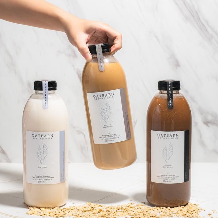

EatFr3sh- OatBarn Oat Milk 1 Liter Susu Oat Barn Vegan Homemade