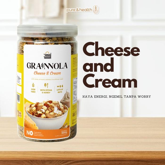 

EatFr3sh- Grainnola Timur Tengah 500 Gram Granola Cheese Milk Mango Yogurt Coklat Berry Vanilla