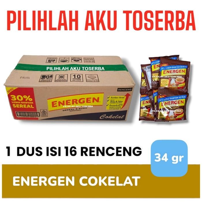 

EatFr3sh- Energen COKELAT COKLAT Renceng 29gr x 10 Sachet (HARGA 1 DUS)