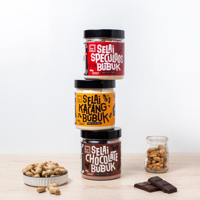 

EatFr3sh- Lean Lab Selai Kacang Sehat Triple Pack 250gr x3 Dairy Free Low Fat Natural Low Sugar