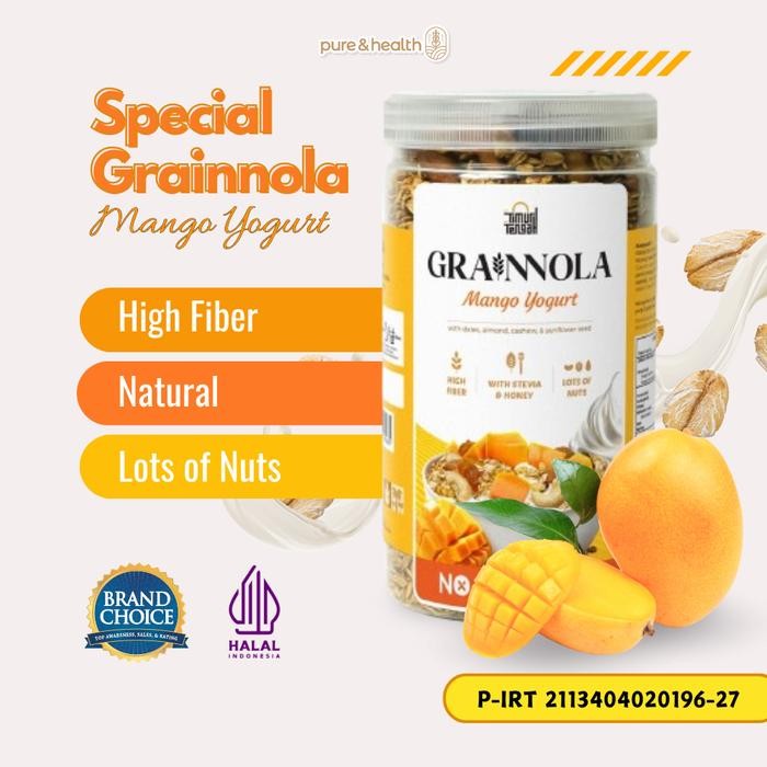 

EatFr3sh- Grainnola Mango Yogurt Granola Timur Tengah Mangga