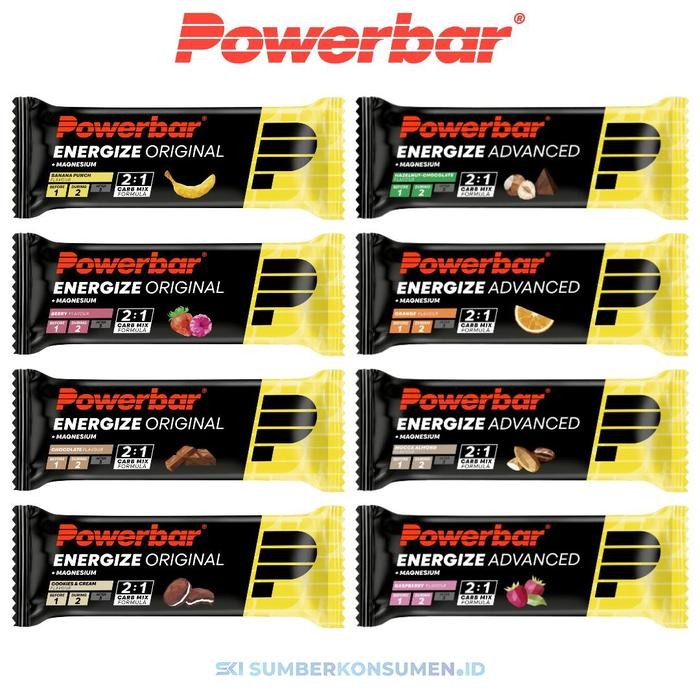 

EatFr3sh- Powerbar Energy Bar Energize Original & Advanced w/ Electrolytes & Magnesium