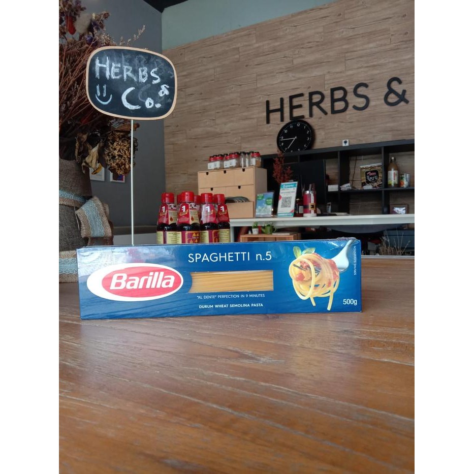 

EatFr3sh- Barilla Spaghetti No.5 / Pasta Spaghetti / Spageti Import 500g
